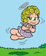 A Anjinha (Turma da Mônica) é a namorada de Anjinho e aparece em poucas historinhas. O fato dela ser a paquera do Anjinho é um tanto estranho, pelo fato dos anjos não terem sexo.