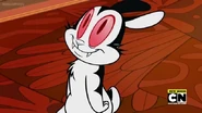 Bunnicula (Bunnicula, O Vampiro Coelho) é um vampiro coelho que não só consome sangue mas também consome os nutrientes das verduras e vegetais, assim podendo ganhar poderes ou habilidades diferentes para cada verdura, legume ou vegetal que ele consome.