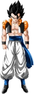 Gogeta (Dragon Ball) é a fusão entre Son Goku e Vegeta.