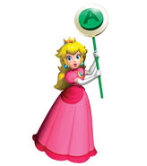 Peach as in the game Mario Party 6