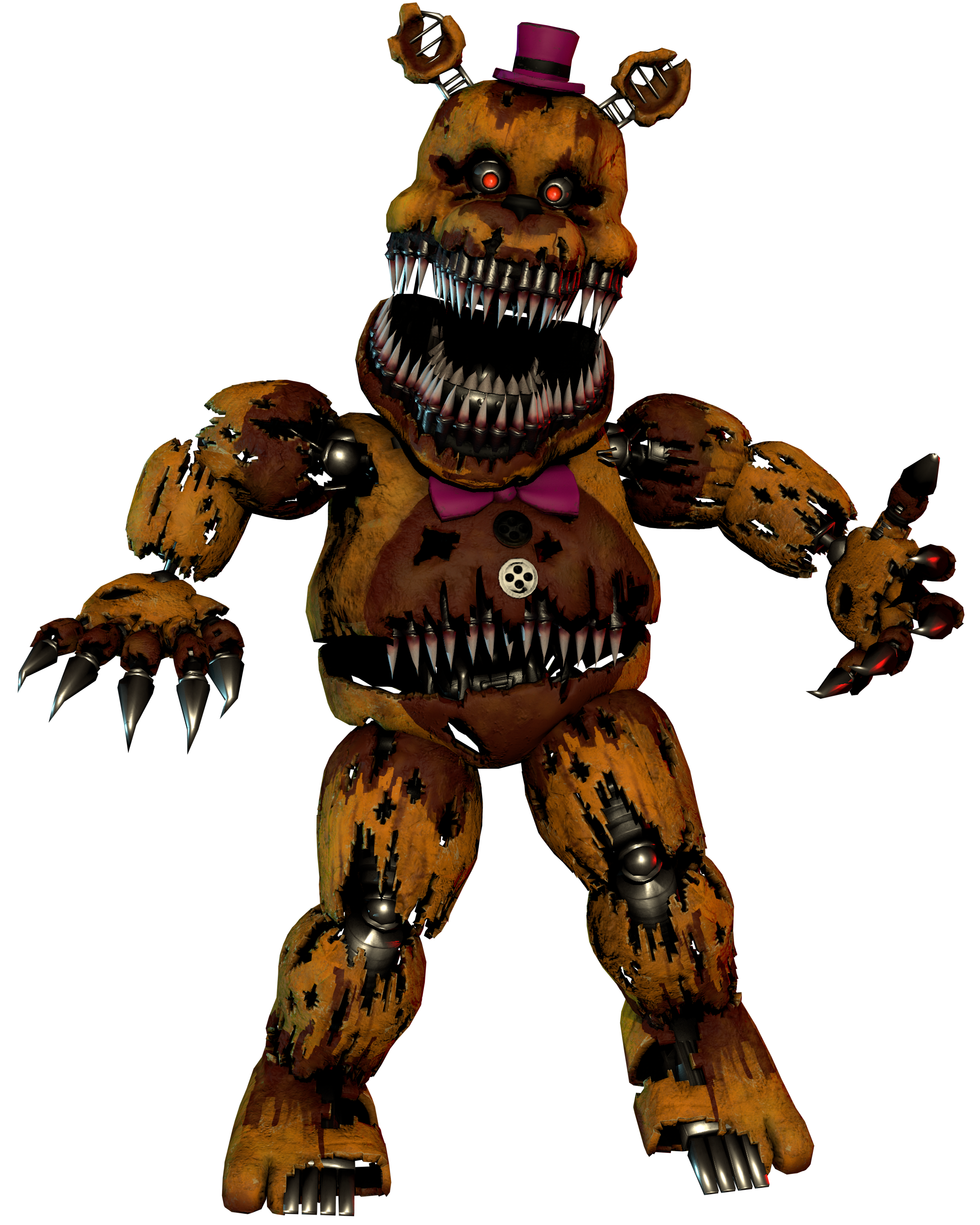 Nightmare Fredbear is a Character from Five Nights At Freddy's 4