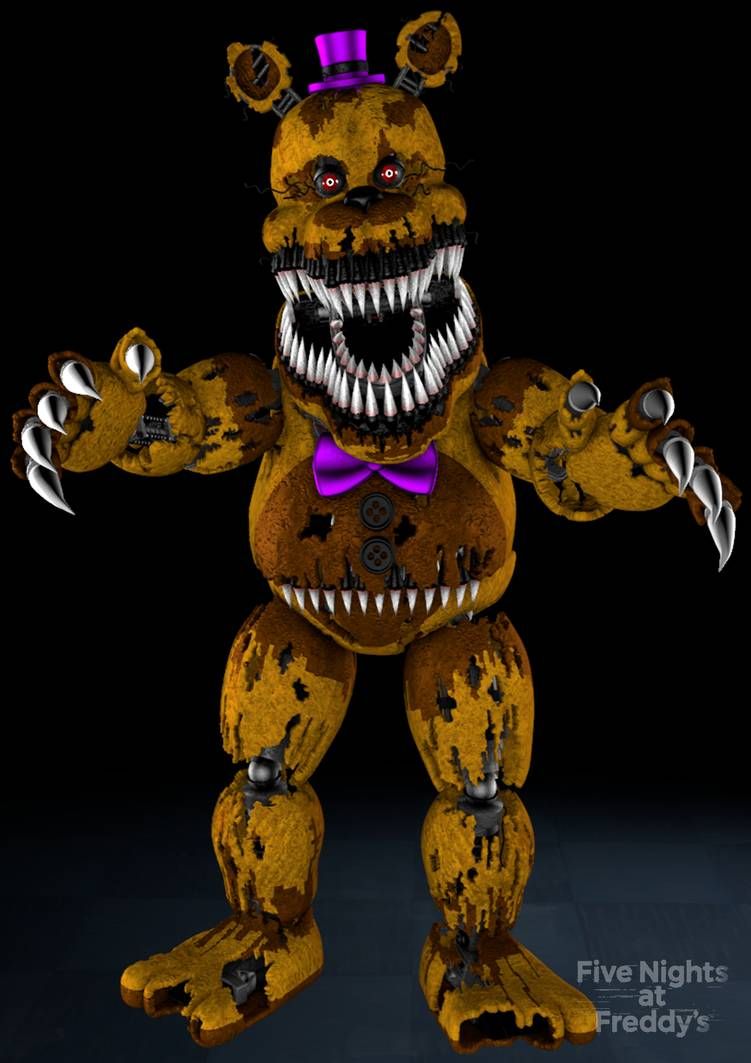 Speed Edit-Fixed Nightmare Fredbear and Nightmare (FNAF)