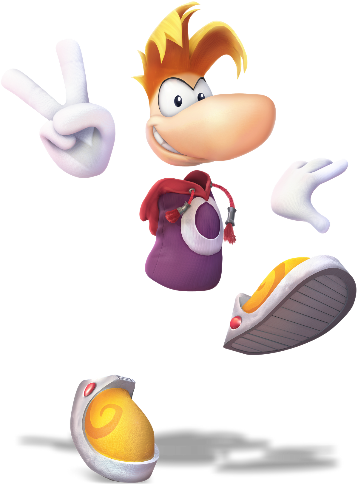 My smash prediction,either these two characters can be a fighter for smash  because the cloud that looked like rayman and the purple and yellow chair  in the direct.(either bandana dee can appear