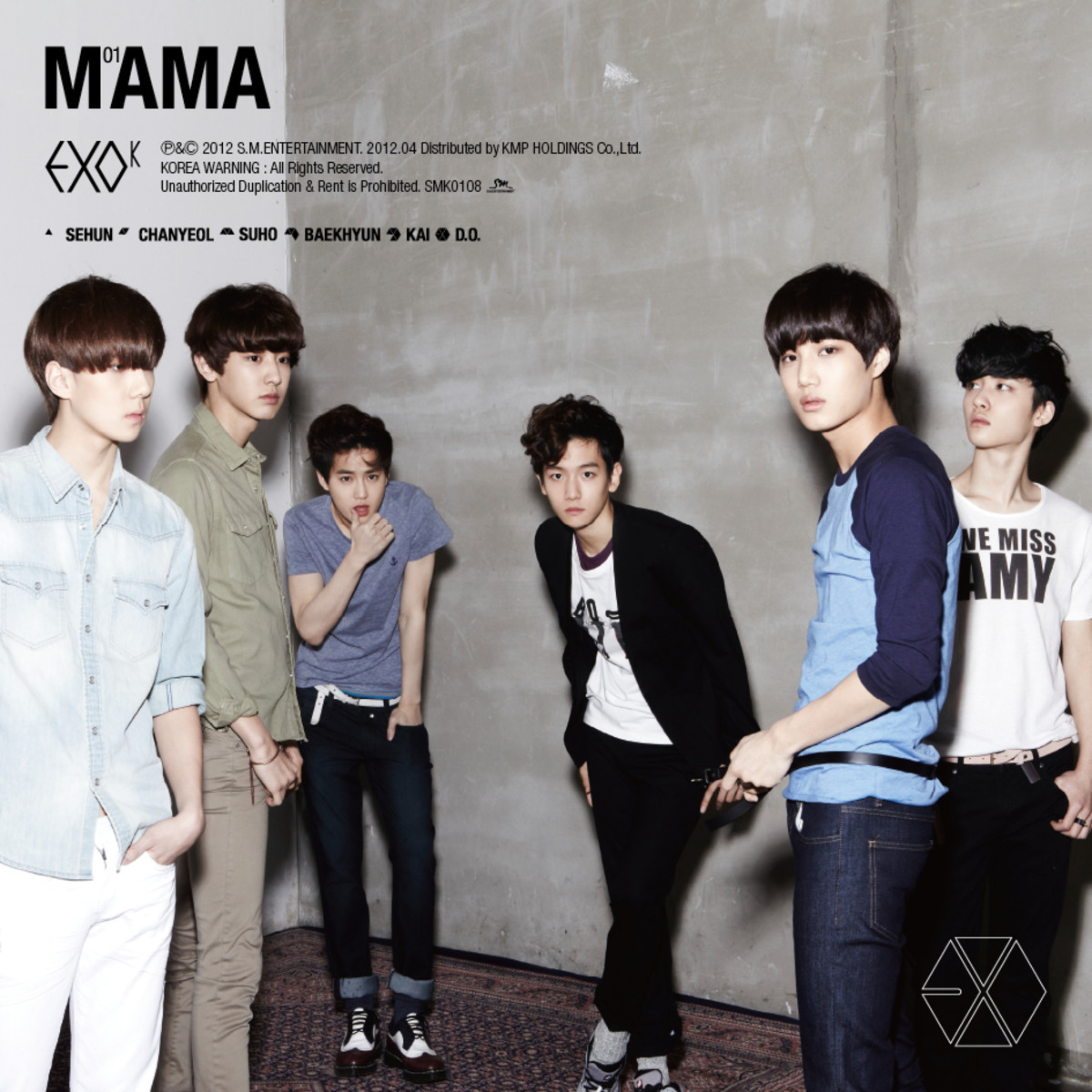 Корея предупреждение. Экзо мама. EXO mama album. EXO K mama. EXO mama 2012.