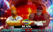 Homer Simpson vs Santa Claus