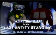 Last Entity Standing Match: Doctor Doom vs. Optimus Prime