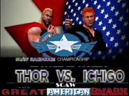 Thor (champion) vs Ichigo Kurosaki for the SCAW Hardcore Championship