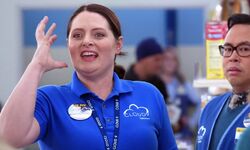 Superstore on X: A tender moment between Dina & Sandra that has