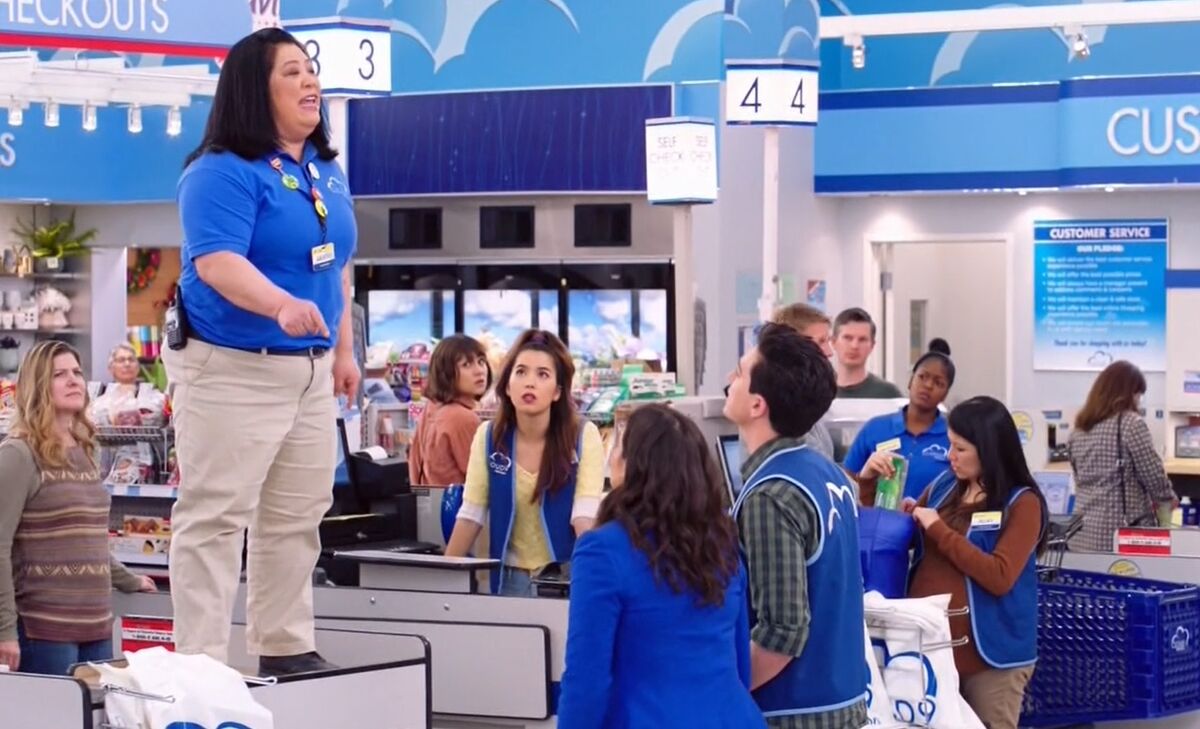 Superstore on X: A tender moment between Dina & Sandra that has