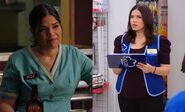 S04E01-Amy nametag Roz Emily