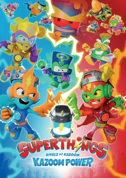 SUPERTHINGS RIVALS OF KABOOM - Power Band Ufficiale Con Personaggio Enigma, Bracciale Elettronico Con Suoni E Luci, Giocattolo Per Bambini +3 Anni (Gioco In Spagnolo)