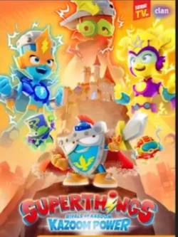 SUPERTHINGS RIVALS OF KABOOM - Power Tower Assault Con 2 SuperZings Esclusivi (eroe E Cattivo)