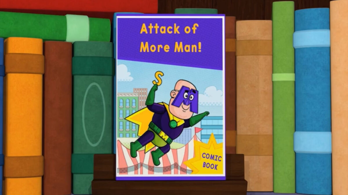 Comic Book: Attack of More Man!, Super Why! Wiki