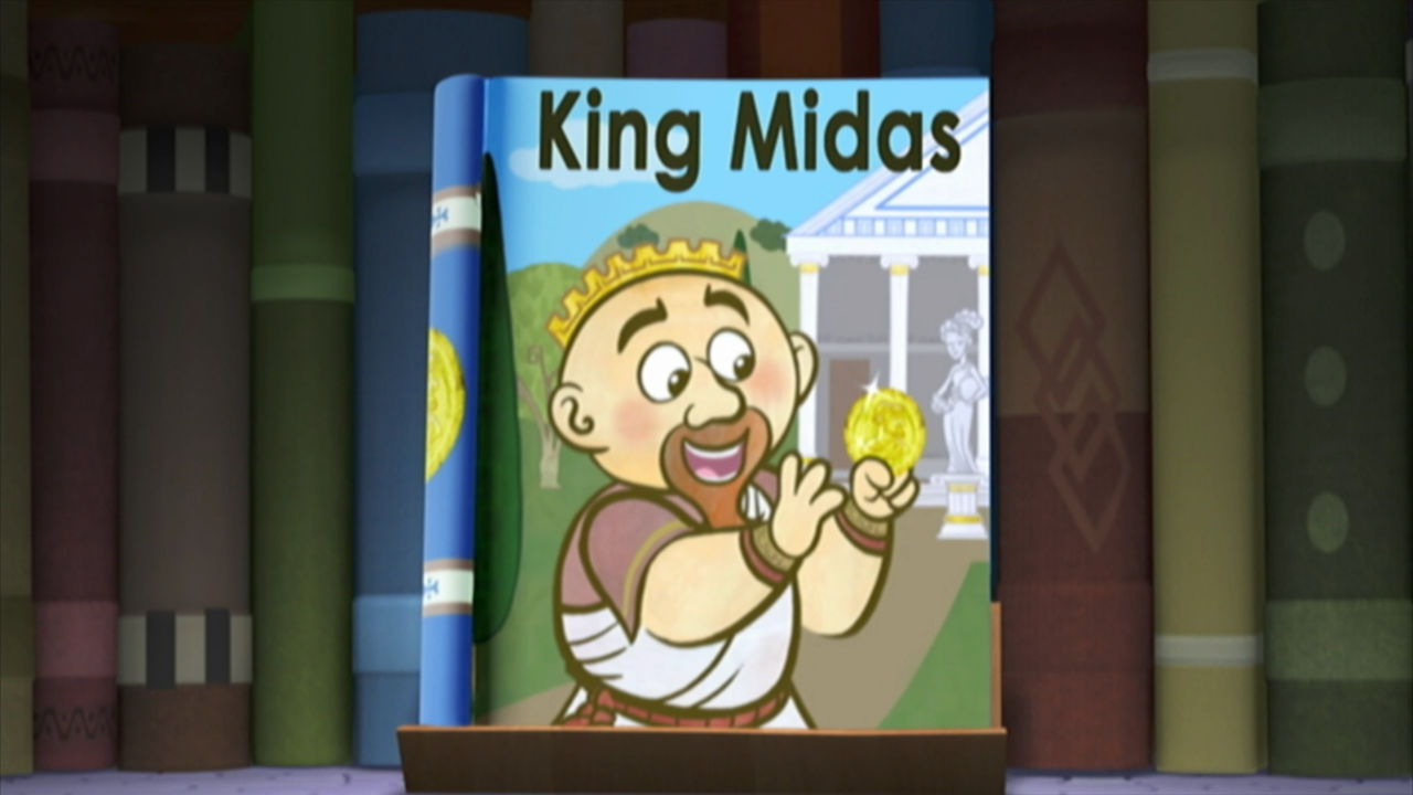 BIG BOOK ON THE TITLE : THE KING MIDAS & THE GOLDEN TOUCH