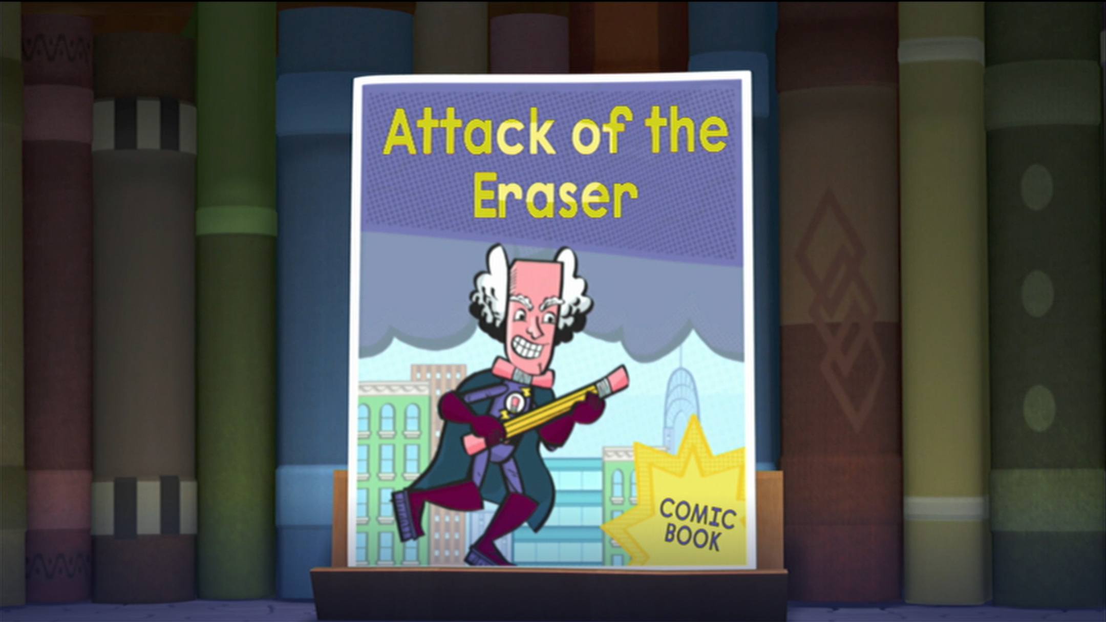 Comic Book: Attack of the Eraser, Super Why!