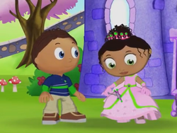 super why princess pea