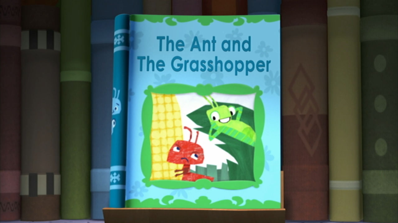 super why the ant and the grasshopper