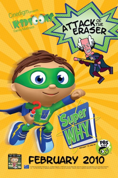 Comic Book: Attack of the Eraser, Super Why!