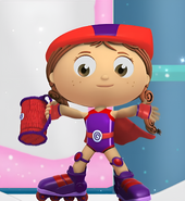 Wonder Red prepares to rhyme the ay words (4K)