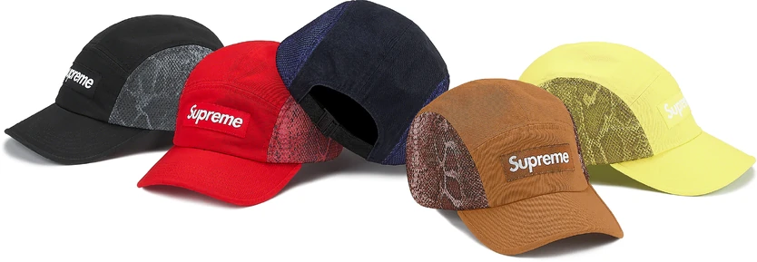 Supreme snakeskin mesh camp cap Clearance