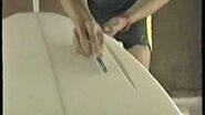 Shaping a surfboard
