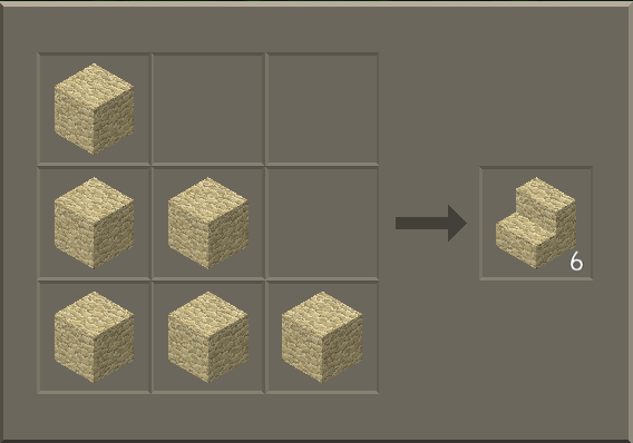 Sandstone Stairs in Minecraft