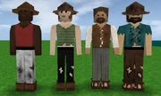 Male Players From Left to Right: Zachary, Geoffrey, Basil and Walter