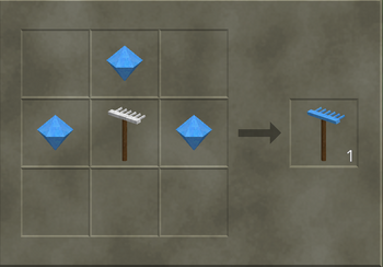 Crafting a diamond rake