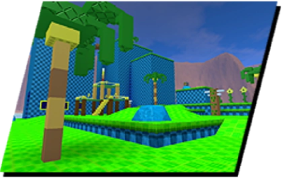 Green hill zone made from dreamworks