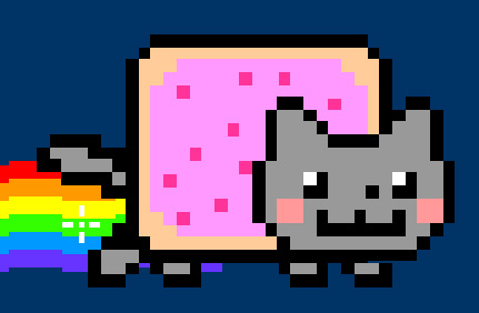 nyan cat moving image