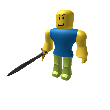 roblox noob with sword killing a fancy roblox noob