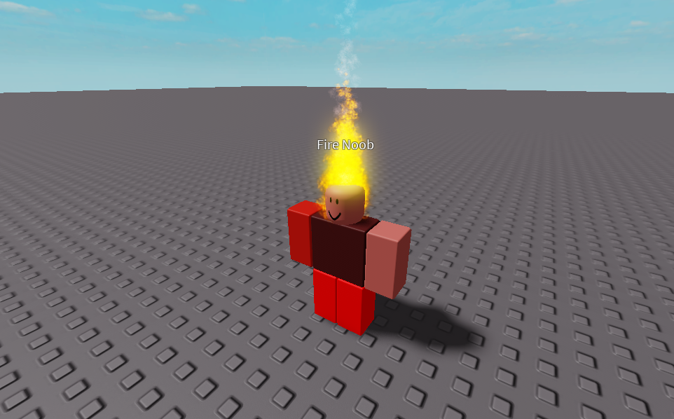 Roblox, Noob, Fire / Noob commiting arson - pixiv