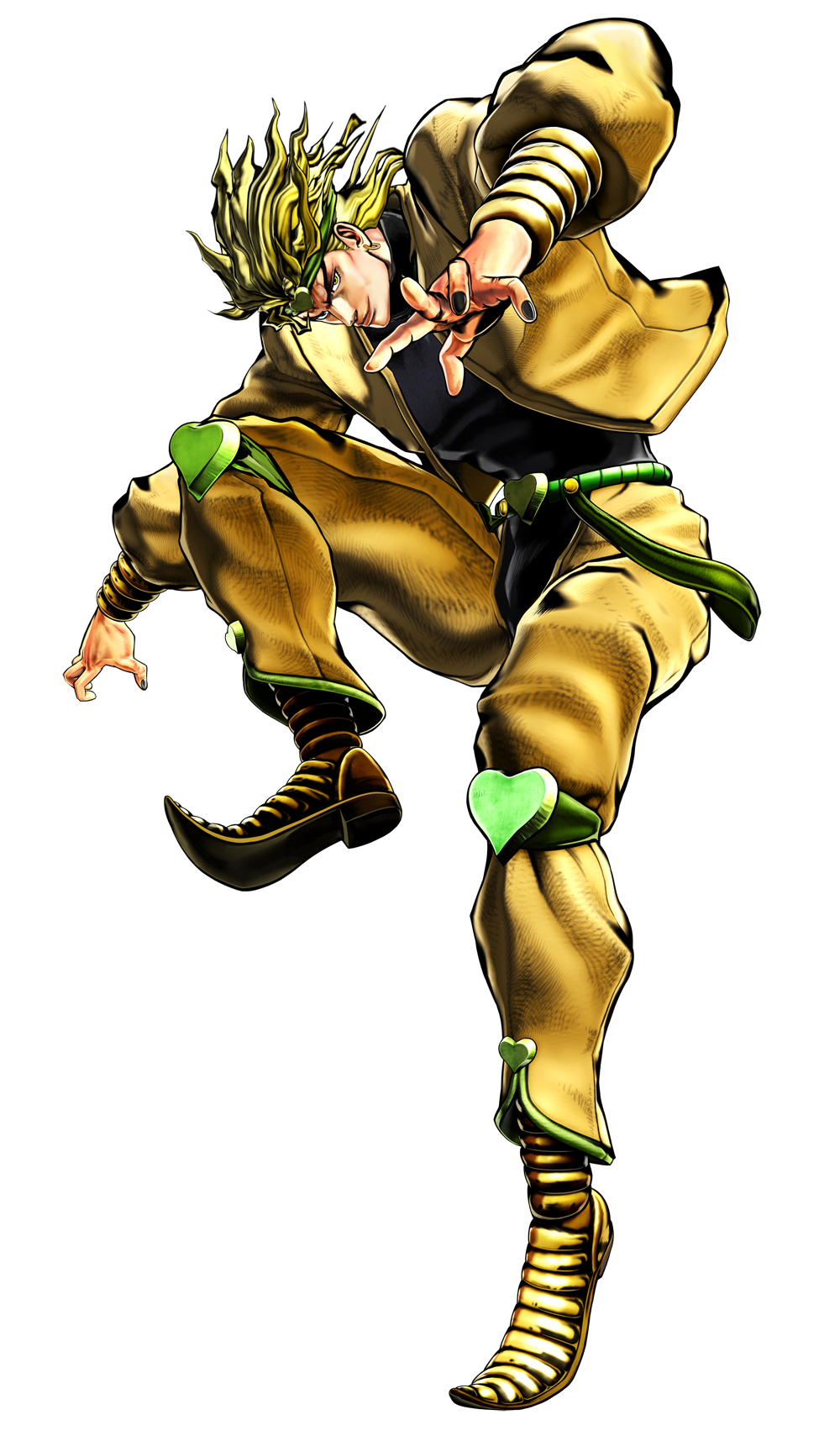 Image of dio brando standing in the rain