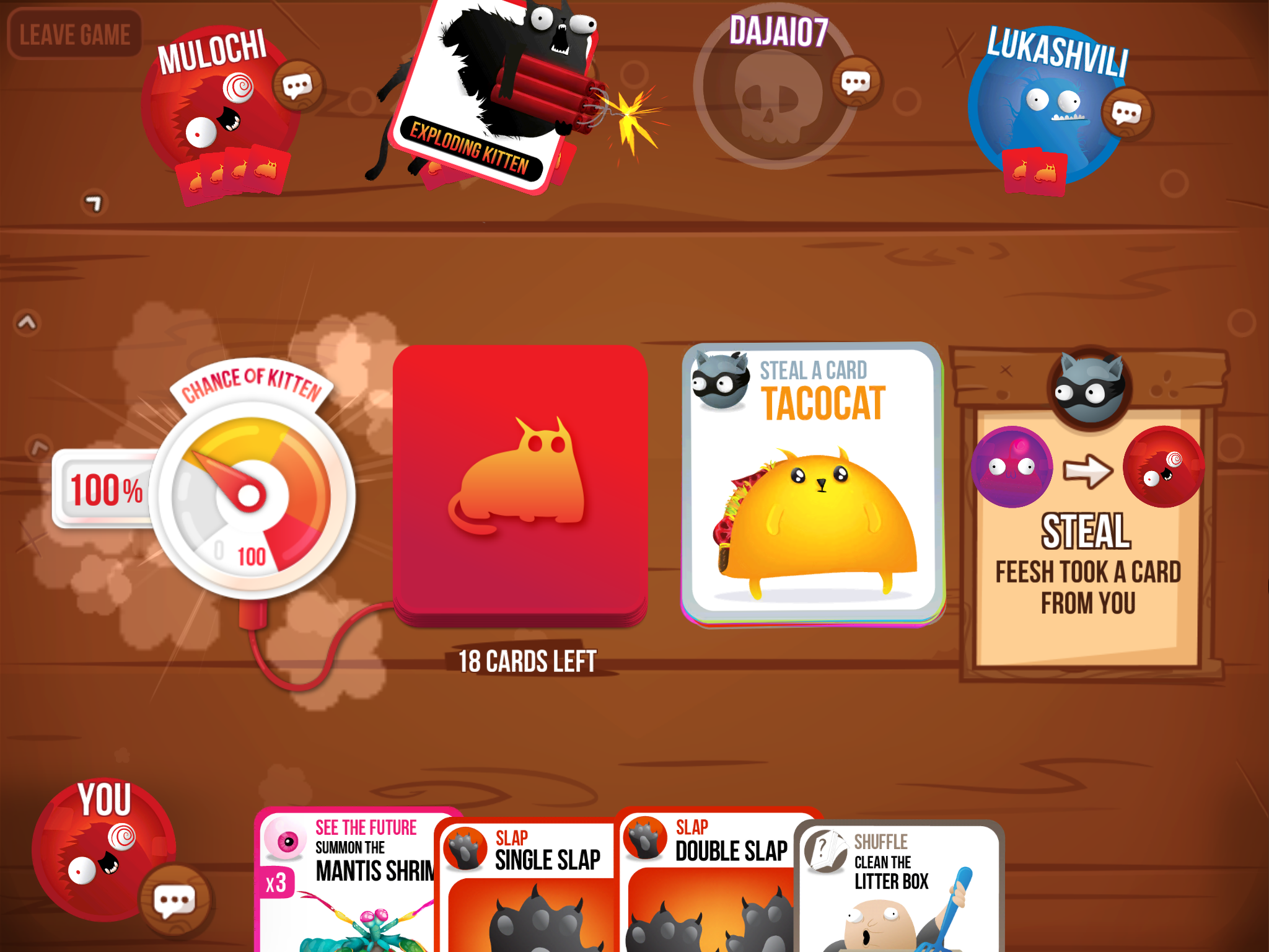 Exploding Kittens, Survive The Disasters Fanon Wiki