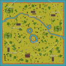 Savannah Large Map