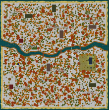 Woods Snow Small Map