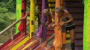 The final four compete in the Final Immunity Challenge, Vertically Challenged.
