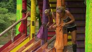 The final four compete in the Final Immunity Challenge, Vertically Challenged.