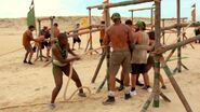 Both tribes compete in the second Immunity Challenge, Around the Bend.