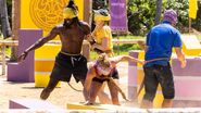 Sango competes in Blind Leading the Blind.
