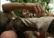 Shane making his doll for the final seven Reward Challenge