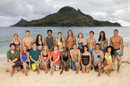 Survivor: Ghost Island cast.