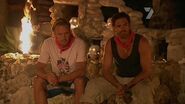 Guy and Justin at the Final Tribal Council.