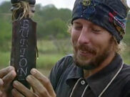 Jon with Burton's torch during the Rites of Passage.