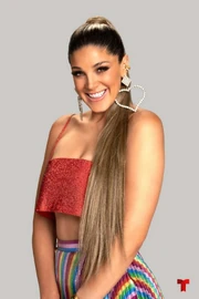 Natalia's promotional photo for La Casa de los Famosos 2.