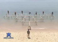 The challenge in Les Aventuriers.