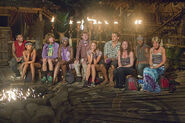 Bikal tribe at their first Tribal Council.