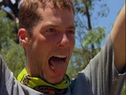 Mitchell at the food challenge, Day 6.