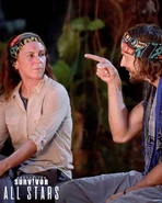 David and Sharn at the Final Tribal Council.
