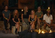 The South Team at their second Tribal Council.